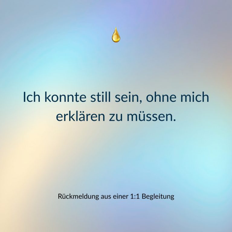 Feedback Zurück ins Herz Begleitung ©Susanne Reinhold